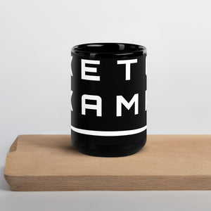 Keto Kamp Black Glossy Mug