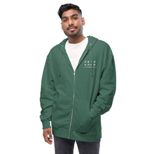 Load image into Gallery viewer, No Time to Hate - Unisex fleece zip up hoodie