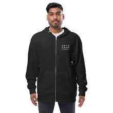 Load image into Gallery viewer, No Time to Hate - Unisex fleece zip up hoodie