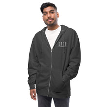 Load image into Gallery viewer, No Time to Hate - Unisex fleece zip up hoodie