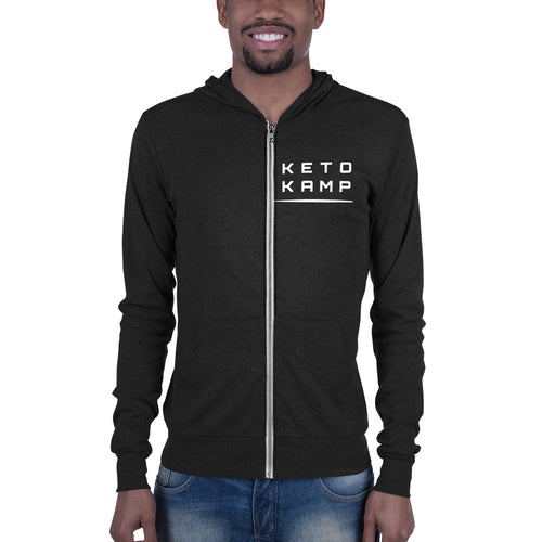 Unisex zip hoodie - Keto Kamp